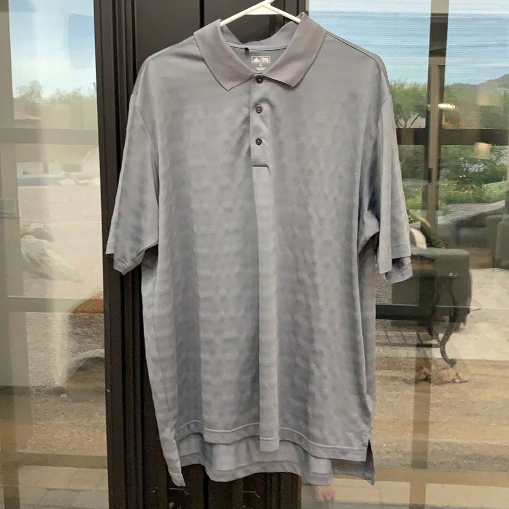 {Adidas}Mens XL Gray Golf Shirt - Picture 1 of 6